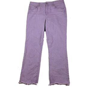 Jessica Simpson Lavender Jeans – Arrow Straight, Raw Hem, Size 31
